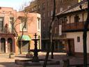 Old plaza hidden away in central Santiago.